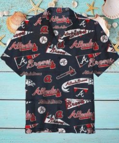 MLB Atlanta Braves Hawaiian Shirt, MLB Hawaiian Shirts, MLB Hawaiian Shirt Gift For Fans