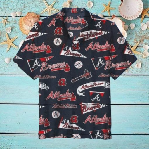 MLB Atlanta Braves Hawaiian Shirt, MLB Hawaiian Shirts, MLB Hawaiian Shirt Gift For Fans