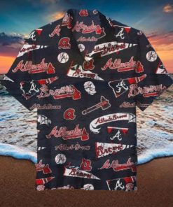 MLB Atlanta Braves Hawaiian Shirt, MLB Hawaiian Shirts, MLB Hawaiian Shirt Gift For Fans