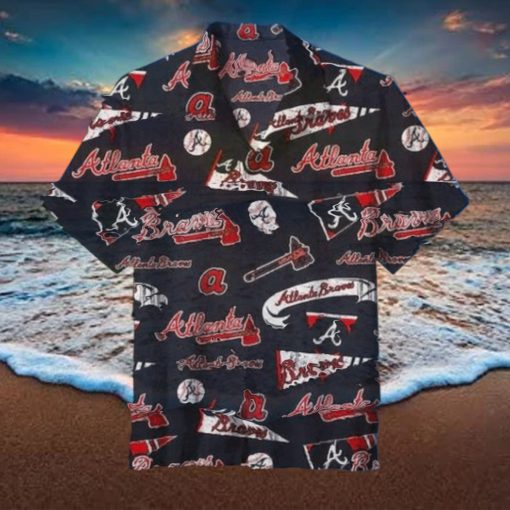 MLB Atlanta Braves Hawaiian Shirt, MLB Hawaiian Shirts, MLB Hawaiian Shirt Gift For Fans