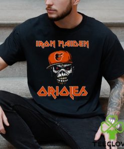 MLB Baltimore Orioles Iron Maiden Rock Band Music Baseball Sports shirt