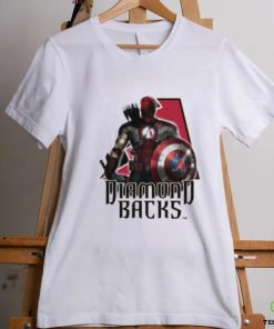 MLB Captain America Thor Spider Man Hawkeye Avengers Endgame Baseball Arizona Diamond shirt