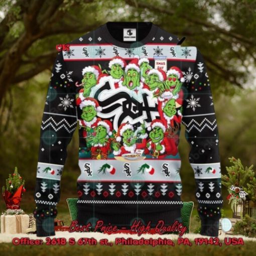 MLB Chicago White Sox 12 Grinchs Xmas Day Ugly Christmas Sweater