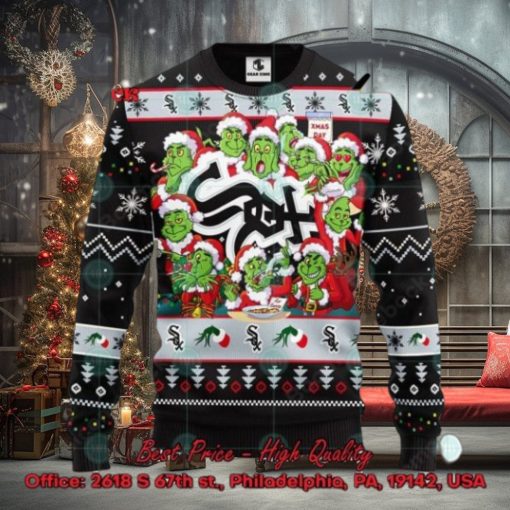 MLB Chicago White Sox 12 Grinchs Xmas Day Ugly Christmas Sweater