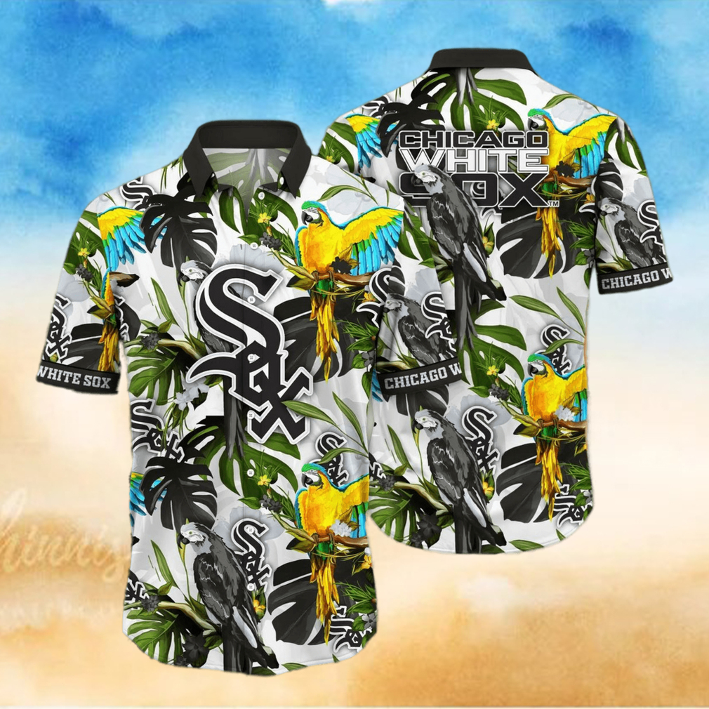 MLB Chicago White Sox Flower Summer Hawaiian Shirt MLB Chicago White Sox Flower Summer Hawaiian Shirt