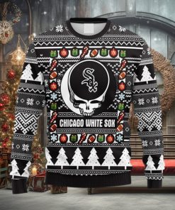 MLB Chicago White Sox Grateful Dead Fleece 3D Sweater For Men And Women Gift Ugly Christmas