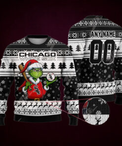MLB Chicago White Sox Grinch Christmas Sweater Design