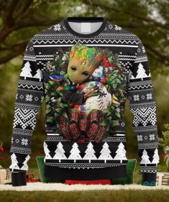 MLB Chicago White Sox Groot Hug Christmas Ugly 3D Sweater For Men And Women Gift Ugly Christmas