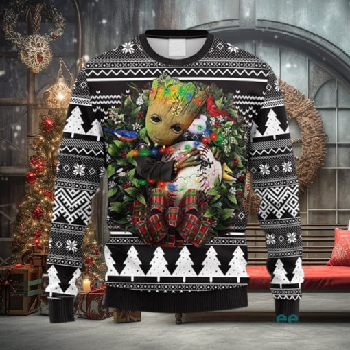 MLB Chicago White Sox Groot Hug Christmas Ugly 3D Sweater For Men And Women Gift Ugly Christmas