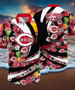 MLB Cincinnati Reds Hawaiian Shirt Flower Bloom In Glory For Fans