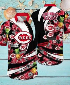 MLB Cincinnati Reds Hawaiian Shirt Flower Bloom In Glory For Fans