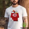 MLB Cincinnati Reds Snoopy Woodstock The Peanuts Movie Baseball T Shirt