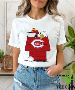 MLB Cincinnati Reds Snoopy Woodstock The Peanuts Movie Baseball T Shirt