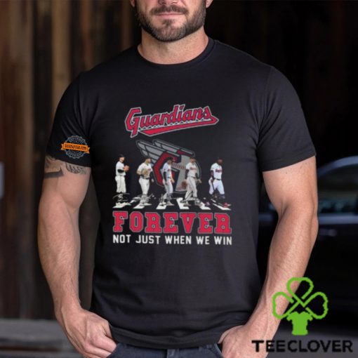 MLB Cleveland Guardians Forever Not Just When We Win Team Player Signature T Shirt