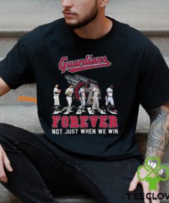 MLB Cleveland Guardians Forever Not Just When We Win Team Player Signature T Shirt