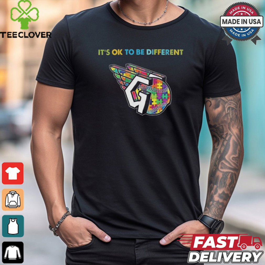 MLB Cleveland Guardians It’s Ok To Be Different Autism 2024 Shirt MLB Cleveland Guardians It’s Ok To Be Different Autism 2024 Shirt