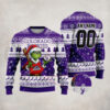 Indianapolis Colts Reindeer Snowflakes Blue Naughty Ugly Sweater