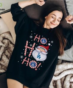 MLB DODGERS Ho Ho Ho Santa Claus Merry Christmas shirt