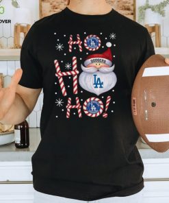 MLB DODGERS Ho Ho Ho Santa Claus Merry Christmas shirt