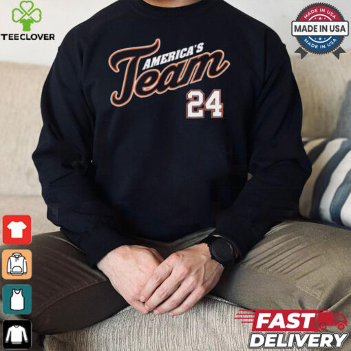 MLB Detroit Tigers America’s Team 24 t shirt