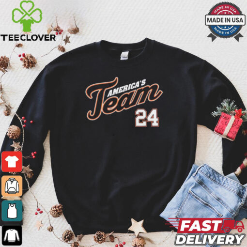MLB Detroit Tigers America’s Team 24 t shirt