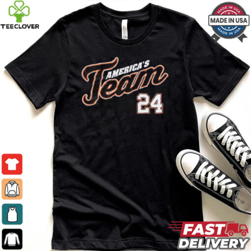 MLB Detroit Tigers America’s Team 24 t shirt