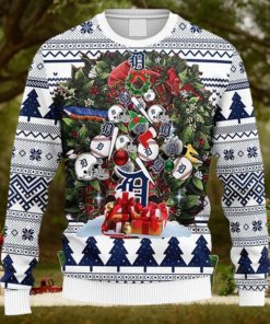 MLB Detroit Tigers Christmas Tree Ugly 3D Sweater For Men And Women Gift Ugly Christmas