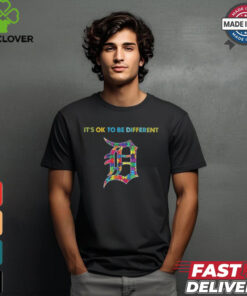 MLB Detroit Tigers It’s Ok To Be Different Autism 2024 Shirt
