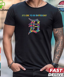 MLB Detroit Tigers It’s Ok To Be Different Autism 2024 Shirt