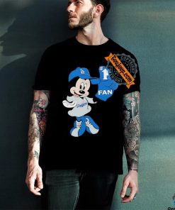 MLB Disney Mickey LA Dogger #1 Fan Baseball Logo shirt