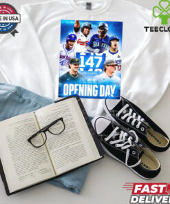 MLB Dodgers Mets Guardians Orioles Mariners Pirates 147 Day Until Opening Day Poster t shirt 3 MLB Dodgers Mets Guardians Orioles Mariners Pirates 147 Day Until Opening Day Poster t shirt