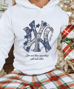 MLB Floral Blue Star Yankees T Shirt