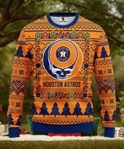 MLB Houston Astros Grateful Dead Ugly Christmas Sweater