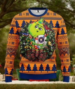 MLB Houston Astros Grinch Christmas Circle Ugly Christmas Sweater