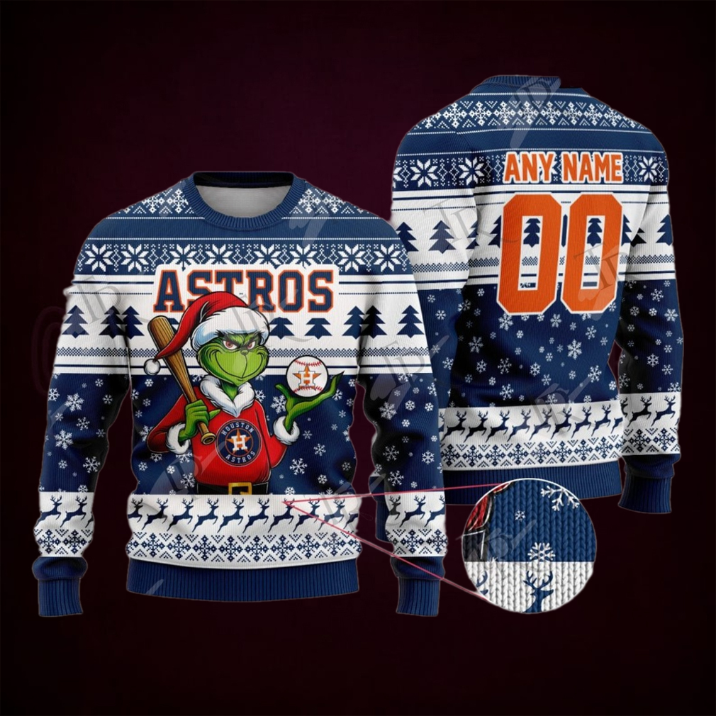 MLB Houston Astros Grinch Christmas Sweater Design MLB Houston Astros Grinch Christmas Sweater Design