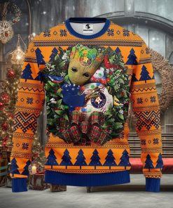 MLB Houston Astros Groot Christmas Circle Ugly Christmas Sweater