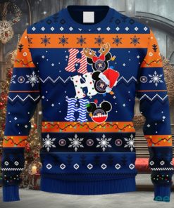 Los Angeles Dodgers Hohoho Mickey Christmas Ugly Sweater