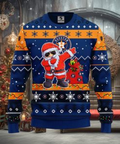 MLB Houston Astros Santa Claus Dabbing Ugly Christmas Sweater