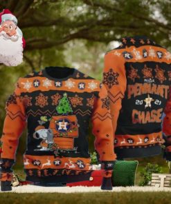 MLB Houston Astros Snoopy All Over Print Christmas AOP Sweater
