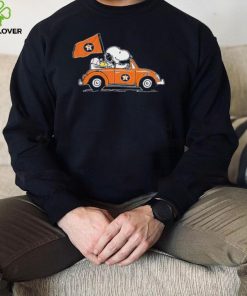 MLB Houston Astros Snoopy Drives Houston Astros Beetle Car Shirt