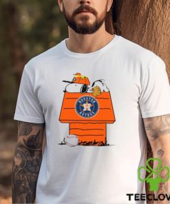 MLB Houston Astros Snoopy Woodstock The Peanuts Movie Baseball T Shirt