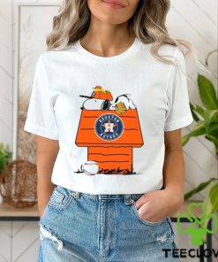 MLB Houston Astros Snoopy Woodstock The Peanuts Movie Baseball T Shirt