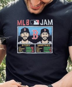 MLB Jam Boston Red Sox Trevor Story & J.D. Martinez Shirt