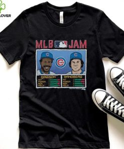 MLB Jam Chicago Cubs Andre Dawson & Ryne Sandberg Shirt