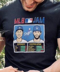 MLB Jam Los Angeles Dodgers Clayton Kershaw & Corey Seager Shirt