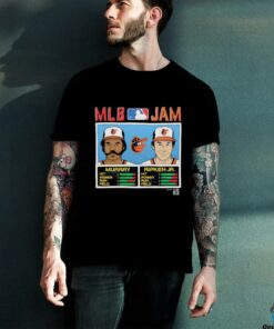 MLB Jam Orioles Murray And Ripken Jr Baltimore Orioles caricature shirt