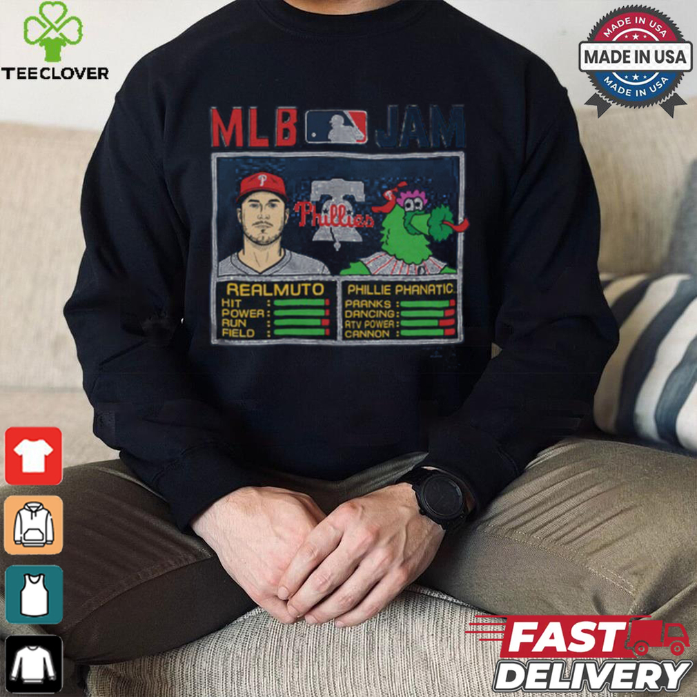 MLB Jam Phillies Realmuto And Phillie Phanatic shirt MLB Jam Phillies Realmuto And Phillie Phanatic shirt