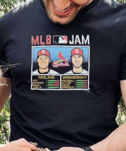 MLB Jam St. Louis Cardinals Yadier Molina & Adam Wainwright Shirt