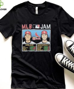MLB Jam St. Louis Cardinals Yadier Molina & Adam Wainwright Shirt