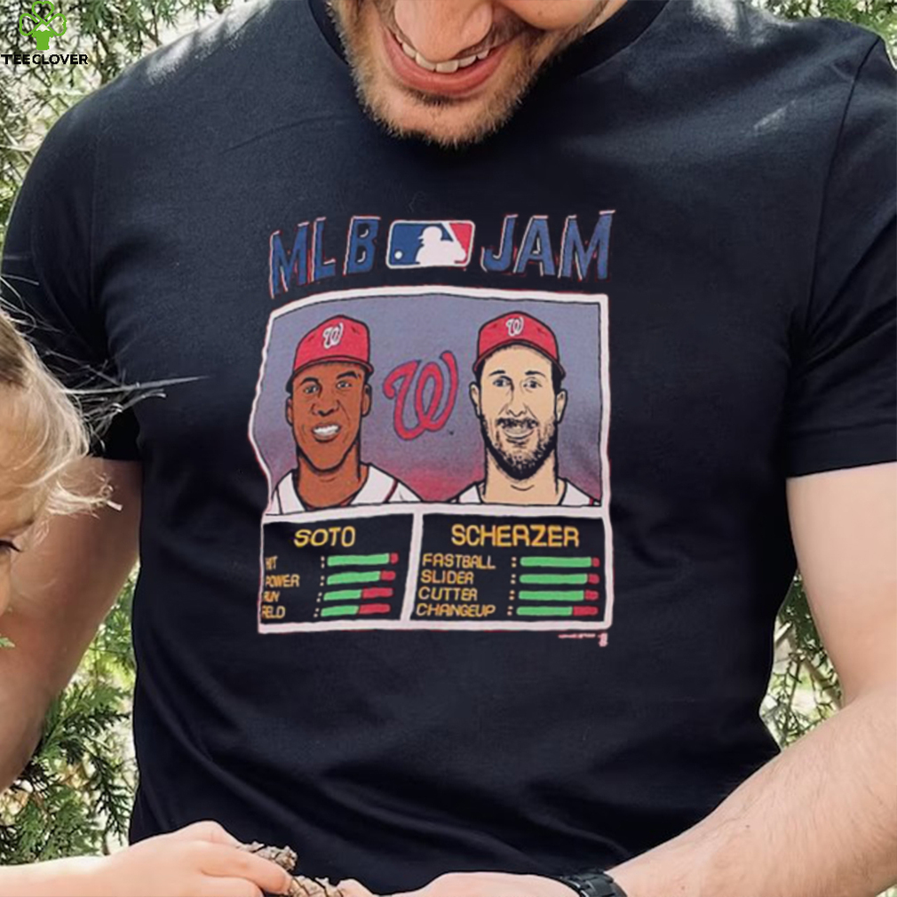 MLB Jam Washington Nationals Juan Soto & Max Scherzer Shirt - Limotees